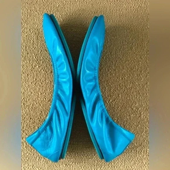⚡️FLASH SALE!!!⚡️Turquoise Tieks by Gavrieli Custom Foldable Ballet Flats - Picture 6 of 7